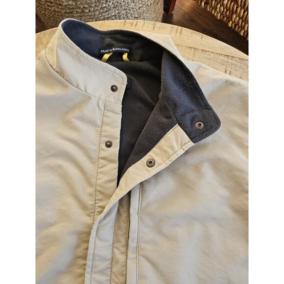 Lands' End Fleece Lined Utility Vest Men’s Size L Multi Pockets Cargo Outdoors - Picture 7 of 10